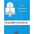 A-Z Memory Verses Teacher's Manual - Grade 3
